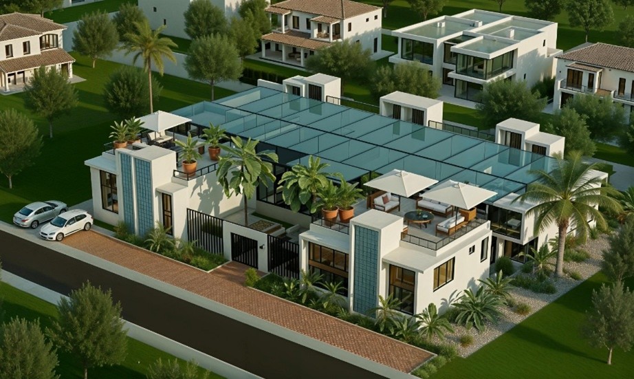 Modern residential complex